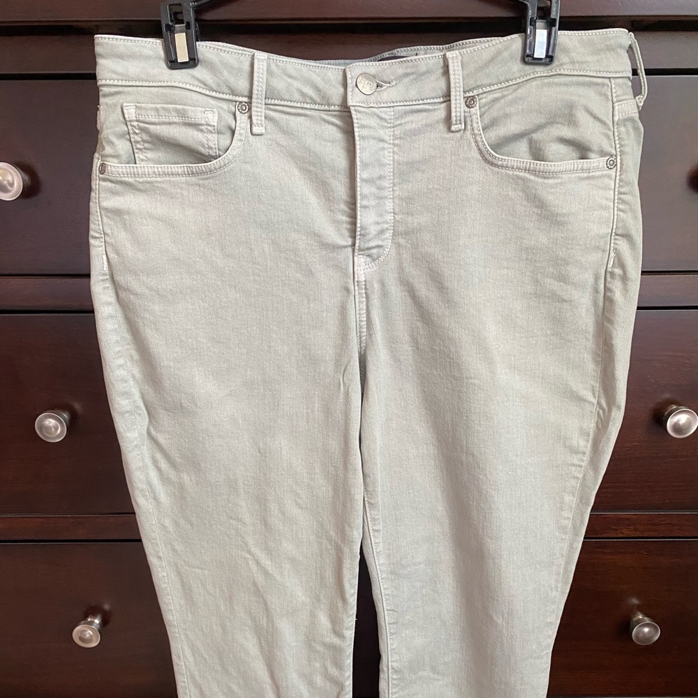 NYDJ Sheri Slim Sage Green Jean